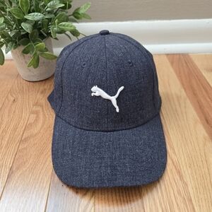 Puma Mens Hat Blue With White Logo